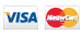We accept Visa & Mastercard